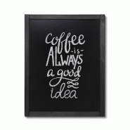 SHOWDOWN Displays Exposiciónate Natura Ardoise Classique 70 x 90 cm Noir CHBEBL70x90 - noir Bois manufacturé CHBEBL70x90