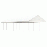 VidaXL Belvédère avec toit blanc 15,61x4,08x3,22 m polyéthylène Modèle Atlas Master Ligne - blanc 3155515