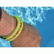 Aqua'pass Velcro Élastique - Référence : BP - Bracelet Extensible Réutilisable pour Piscine, Parc Aquatique, Camping