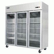 Armoire réfrigérée compacte froid négatif 3 portes vitrées ATOSA
