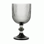 Bidasoa Fosil Lot 6 Verres à pied 37Cl Gris Fosil Bid 37Cl - gris verre 5428785