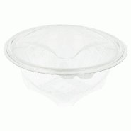 Bol salade avec couvercle RPET 1L Ø16,1x10,7cm - par 400