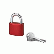 Cadenas à clé Bombe, alu, 40mm, anse acier cémenté, 3 clés - SP - rouge 3150268281141 Cadenas à clé Bombe, alu, 40mm, anse acier cémenté, 3 clés - SP - rouge 3150268281141