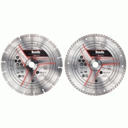 Disque diamant 230mm, 2 pièces