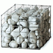 Gabion - 100x50x30 cm - mailles : 100x25 mm (alkern)