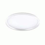 Isy - Plafonnier Led Fabas Luce Aluminium - Led Intégrée 64W Ip20 Blanc - blanc 8019282554332