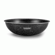 KitchenCook Wok Aluminium 28 Cm Effet Pierre Stoned Wok28 Tfi Kitchecook - 3662738042003 KitchenCook Wok Aluminium 28 Cm Effet Pierre Stoned Wok28 Tfi Kitchecook - 3662738042003