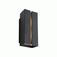 Nordlux Applique murale Clarini  Métal Seaside noir ,  H. 29,5 - IP54 - E27 /   Extérieur - noir métal 5704924025655