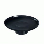 Podium Odysée pour plateau de service PS Ø9xH2,8cm noir - par 100