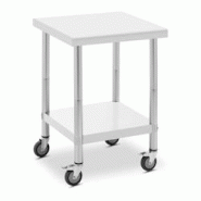 Table Inox 60x70cm - Avec Roulettes - Equipementpro - SW-607R Table Inox 60x70cm - Avec Roulettes - Equipementpro - SW-607R
