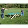 Table ping pong avec plateau en bois compact Table ping pong avec plateau en bois compact
