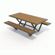 Table pique-nique GMELINA stratifié compact