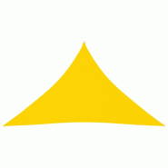 VidaXL Voile de parasol tissu oxford triangulaire 5x5x6 m jaune Modèle Ombre Mu Prime - jaune 135623