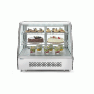 Vitrine réfrigérée de présentation pâtisserie positive 120L HENDI