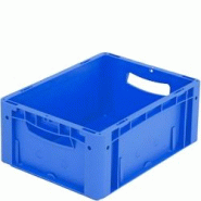 BITO Bacs gerbables norme Europe, série XL L400 mm x l300 mm x H170 mm bleu - bleu plastique polypropylène 4250692929110 BITO Bacs gerbables norme Europe, série XL L400 mm x l300 mm x H170 mm bleu - bleu plastique polypropylène 4250692929110