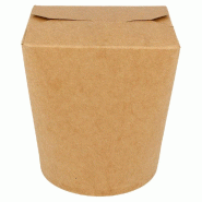 Boite à pâtes kraft 960cc Ø9x10,8cm - par 50