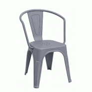 Chaise en plastique / Chaise design Vantaggio Poly, plastique gris, hjh OFFICE - gris plastique polypropylène 729503