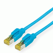 Cordon KERPEN Cat.6A (Classe EA) S/F, MegaLine F6-90, HiRose TM31, LS0H, bleu, 1 m_0