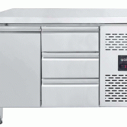 Ensemble de 3 tiroirs pour comptoirs réfrigérés EASYLINE 700, côté droit - 11078 Ensemble de 3 tiroirs pour comptoirs réfrigérés EASYLINE 700, côté droit - 11078