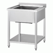 Évier Gredil avec socle 600x700x850 mm, un bac, avec rebord, à monter soi-même - DST06772A