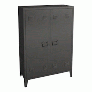 Helloshop26 - Casier de bureau armoire meuble de rangement pour bureau atelier chambre acier de bureau métallique à 2 portes 110 x 03_0006335 - 3001 Helloshop26 - Casier de bureau armoire meuble de rangement pour bureau atelier chambre acier de bureau métallique à 2 portes 110 x 03_0006335 - 3001