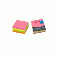INFONOTES Cahier de notes adhésives Neon Cube (5 x 5 cm) - 7896292248519