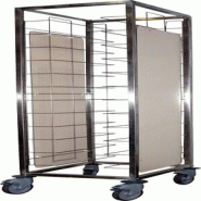 ITALCONCEPT L2G Chariot De Debarrassage Inox 2X12 Niveaux, 1787 x 880 x 563mm - 3616350024565 ITALCONCEPT L2G Chariot De Debarrassage Inox 2X12 Niveaux, 1787 x 880 x 563mm - 3616350024565