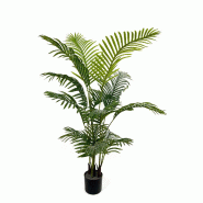 IvoQ Palmier Artificiel 150 cm – Plante Artificielle Tropicale – Plante d'Intérieur Sans Entretien – Aspect Réaliste - 8721335300239