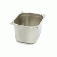 Maxima Récipient gastronorm - 1/2 GN - profondeur 20 cm - acier inoxydable – 32.5 × 26.5 × 20 cm - AKS-09367514