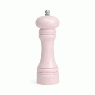Menastyl - Moulin Sel Poivre 18.5cm En Plastique Rose Broyeur Ceramique - 3256391042762