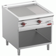 Plaque cuisson électrique 2/3 lisse -1/3 rainurée - Diamond - 0615402399715