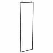 Structure cadre L 64,2xH 220cm noire avec coulisses