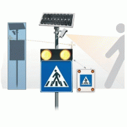 Système d'alerte Lumineux pour passage piétons Safety Cross