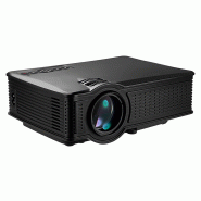 Vidéoprojecteur LED Portable 1800 Lumens Avec Télécommande Pour Home Cinéma Noir YONIS - noir 3615616793306 Vidéoprojecteur LED Portable 1800 Lumens Avec Télécommande Pour Home Cinéma Noir YONIS - noir 3615616793306
