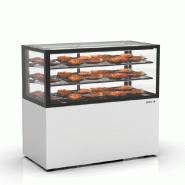 Vitrine chauffante INTEGRA chaleur sèche sur base - 1200 mm - 3 niveaux - H1100 mm - IN120/50-110C | Sayl Barcelona