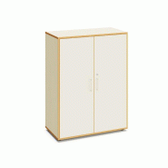 Armoire haute avec portes battantes et serrure clé