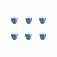 Bjorn Tasse COSMOS 15cl - 6 pièces - Azur - bleu 3760293967424 Bjorn Tasse COSMOS 15cl - 6 pièces - Azur - bleu 3760293967424