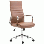 CLP Fauteuil de bureau Kolumbus similicuir Marron clair - marron polyester 191942803 CLP Fauteuil de bureau Kolumbus similicuir Marron clair - marron polyester 191942803