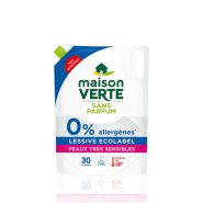 Éco-pack 0% - lessive - maison verte - en bouteille 30 lavages