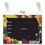 Etiquettes Mix Primeur vocc à pattes 20x15cm - sachet de 10
