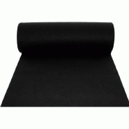 Guide de passage de tapis pour intérieur et extérieur Noir H 1x30 m - noir 8056157806509