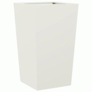 Helloshop26 - Jardinière bac lit surélevé plantes fleurs terrasse jardin 45 x 45 x 75 cm acier blanc 02_0037608 - 3000214265018 Helloshop26 - Jardinière bac lit surélevé plantes fleurs terrasse jardin 45 x 45 x 75 cm acier blanc 02_0037608 - 3000214265018