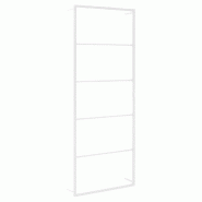 Helloshop26 - Porte-serviette support mural support de stockage de salle de bain cintre à serviettes maison intérieur 115 cm acier 02_0001640 - 3000