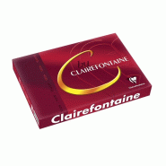 Lot de 5 Ramette de 250 feuilles de papier C by Clairefontaine vélin blanc extrême, A4, 100 g/m² - 3329680464009