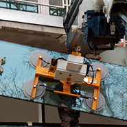 Palonnier à ventouses pour la pose de vitrages - Capacité jusqu'à 500 kg Palonnier à ventouses pour la pose de vitrages - Capacité jusqu'à 500 kg