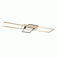 Plafonnier LED 60W 7100lm 3000-6500K laiton mat - Trio - Irvine - doré métal 4017807550788