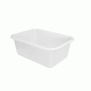 Schneider - Bac à pâte, HDPE - 12,0 L - blanc plastique 200962