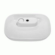 STELLAMEUBLES Vasque salle de bain à poser 60cm céramique Pop-Pup POLA - 3667335112463