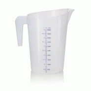 Gobelet gradué, Ø 22,5 cm, 5 l, avec échelle de 100 ml, polypropylène - Was Germany - 4044925150378 Gobelet gradué, Ø 22,5 cm, 5 l, avec échelle de 100 ml, polypropylène - Was Germany - 4044925150378
