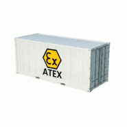 Container Frigorifique - 20 pieds ATEX - Longueur 6m - Surface 28m3 - conçu pour le stockage sécurisé de substances sensibles